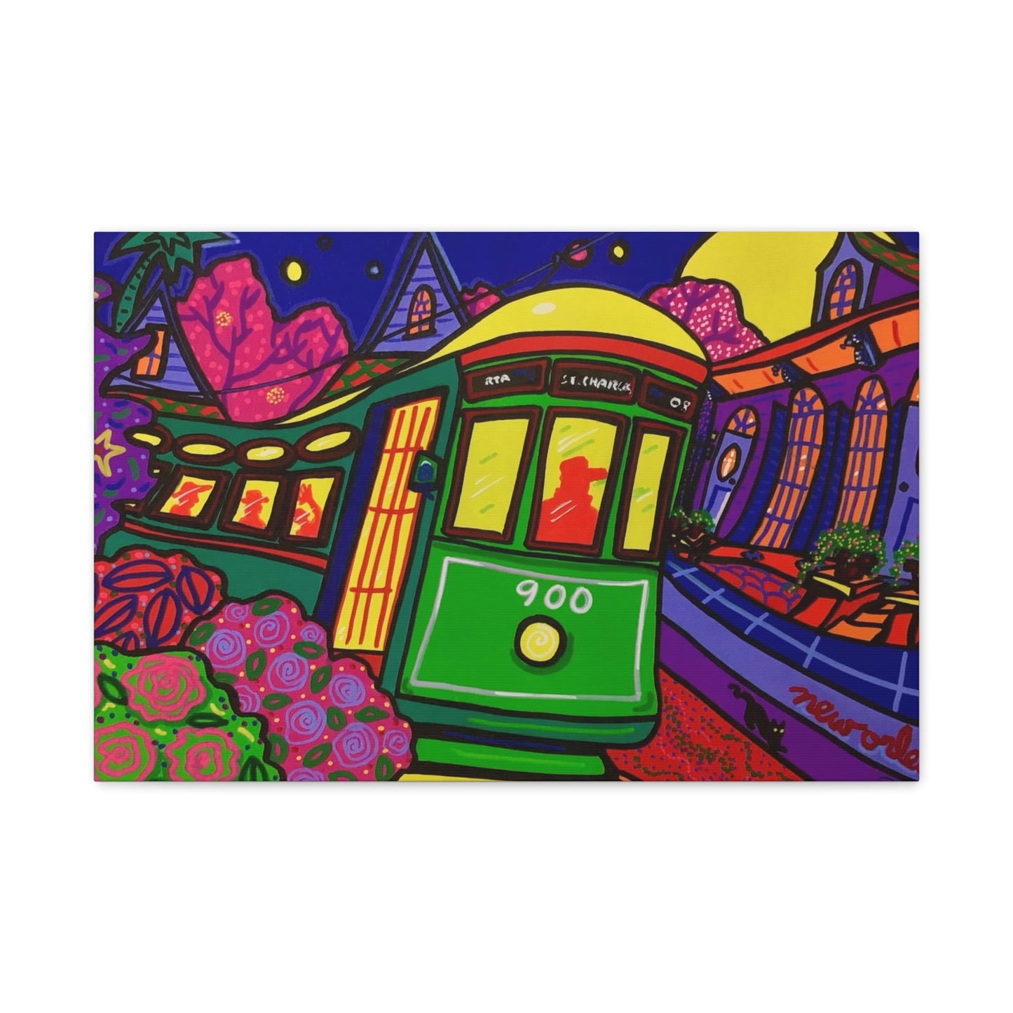 St. Charles Streetcar - Richard Lewis - New Orleans - Canvas Art