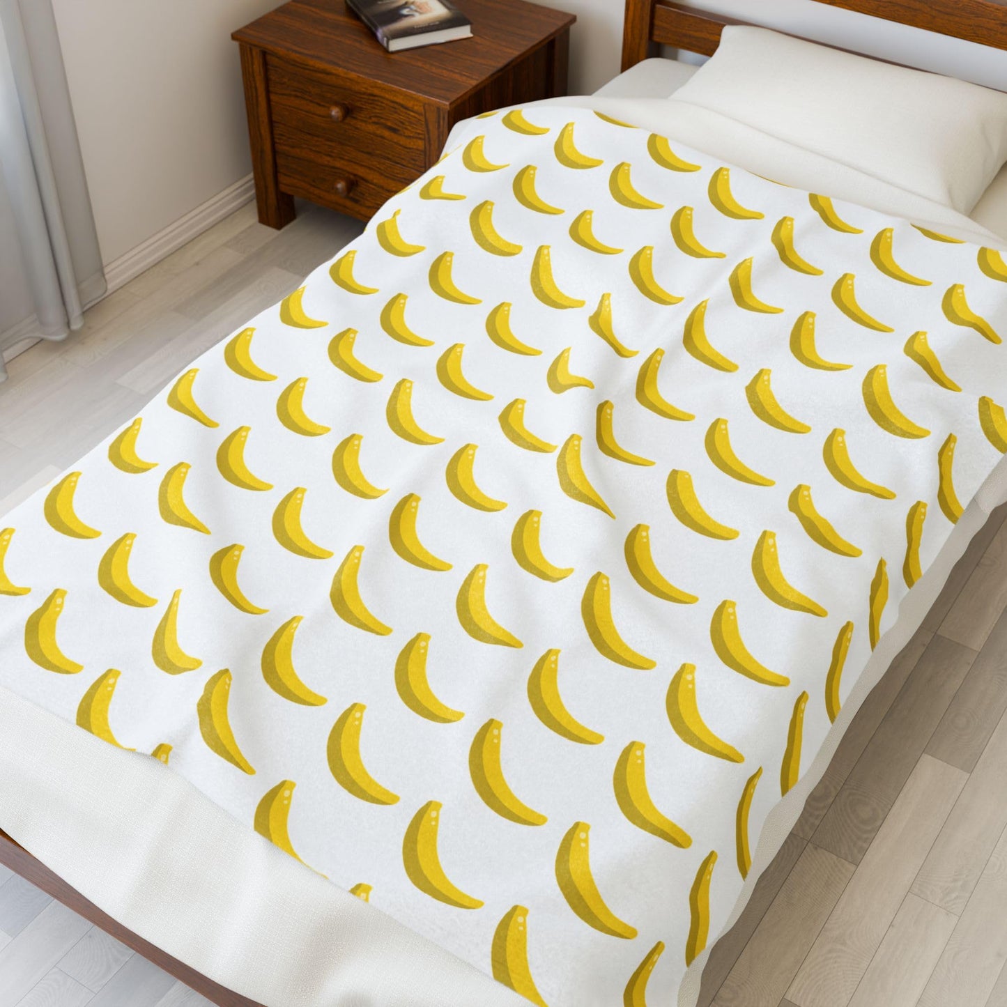 Banana- Velveteen Plush Blanket