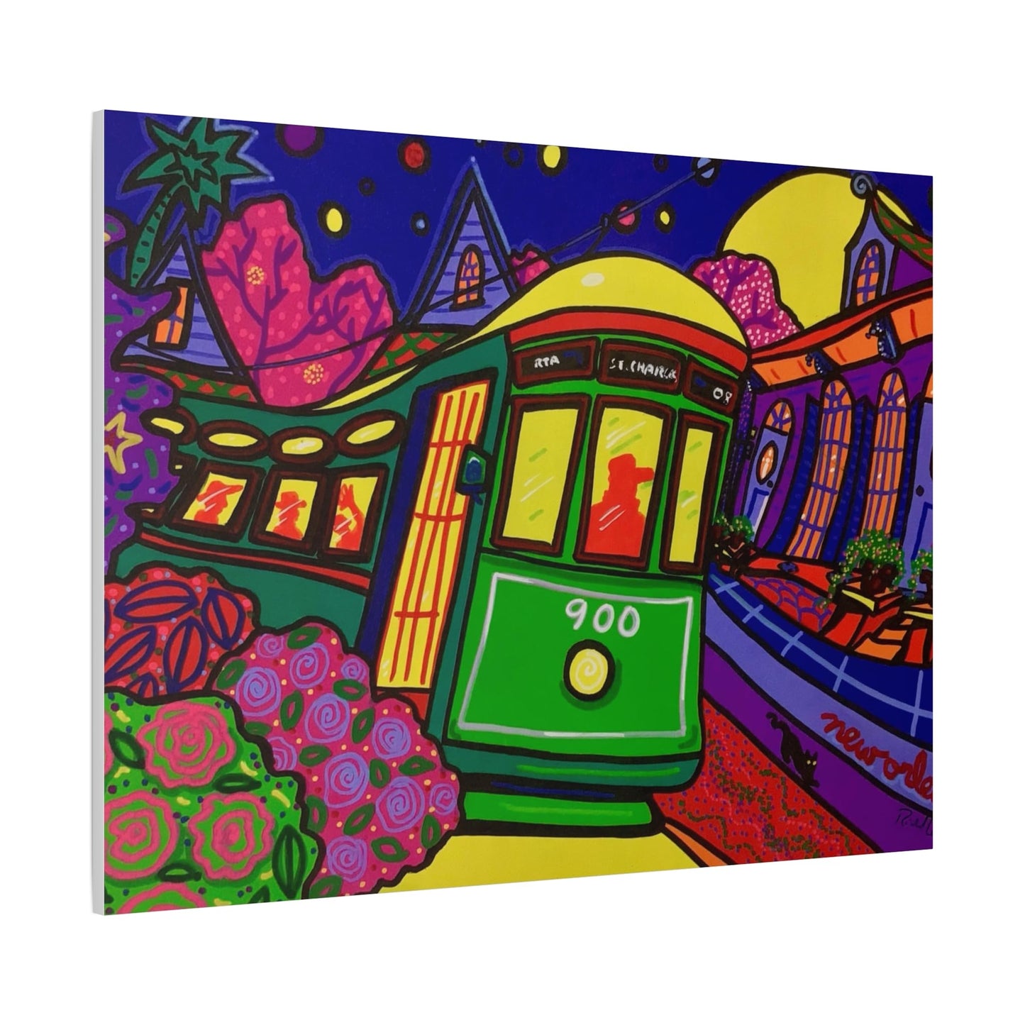 St. Charles Streetcar - Richard Lewis - New Orleans - Canvas Art