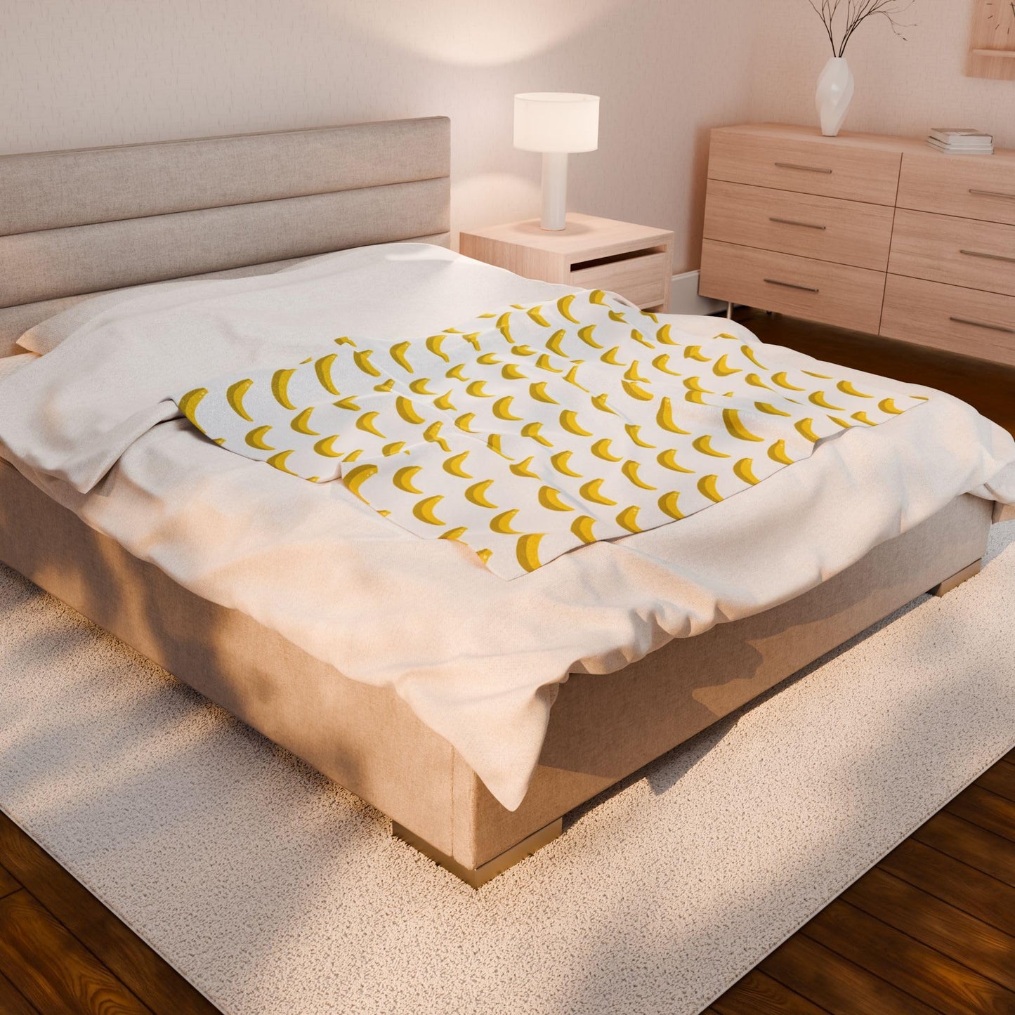 Banana- Velveteen Plush Blanket