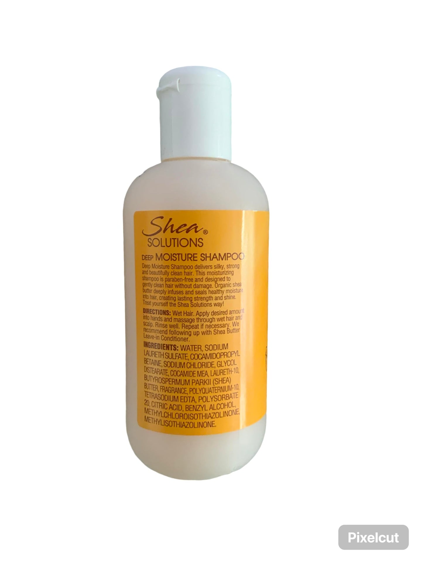 Shea Solutions Deep Moisture Shampoo, Moisturizing Effect, 8 fl oz, Paraben-Free