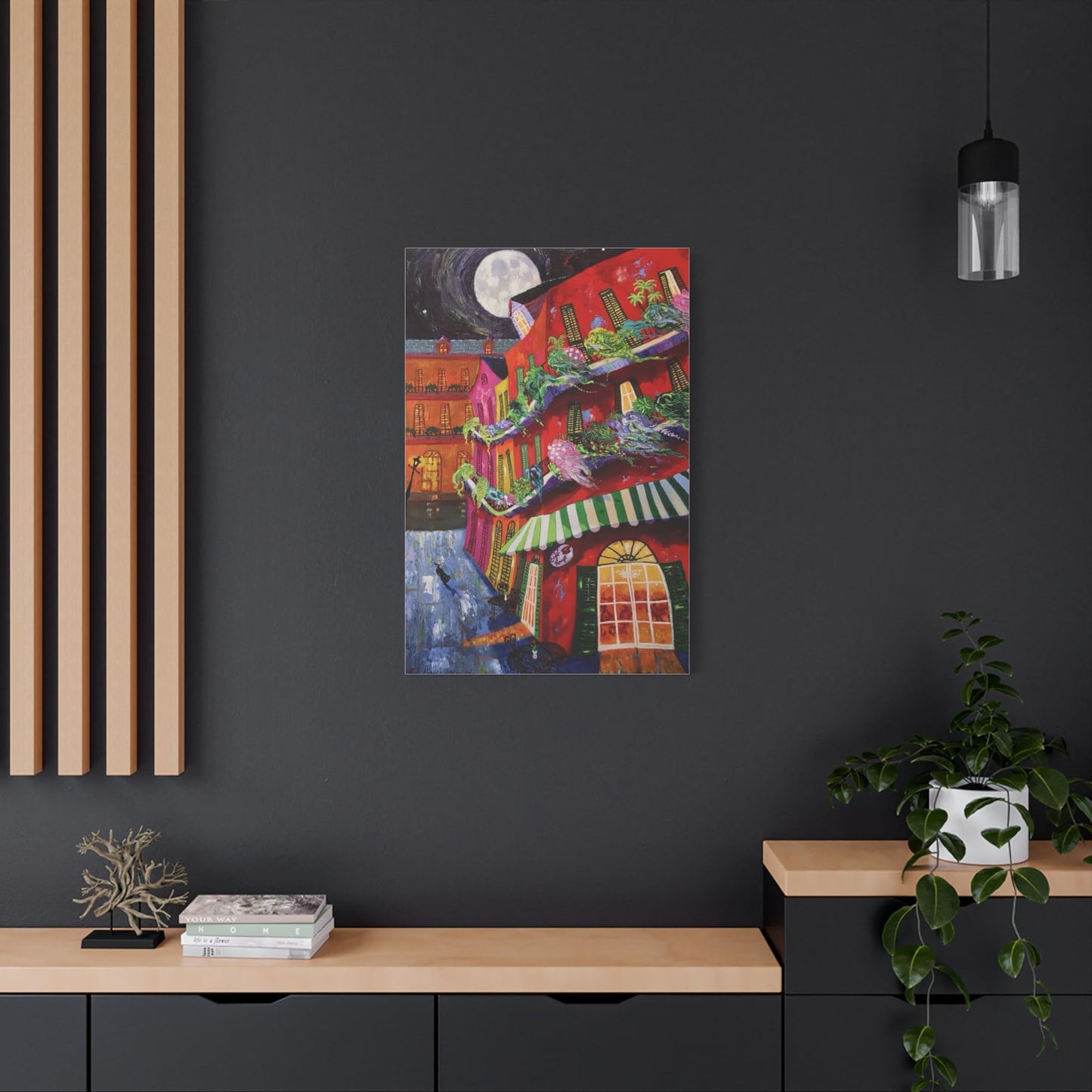 Cafe’ Rouge - Richard Lewis - Canvas Art Print