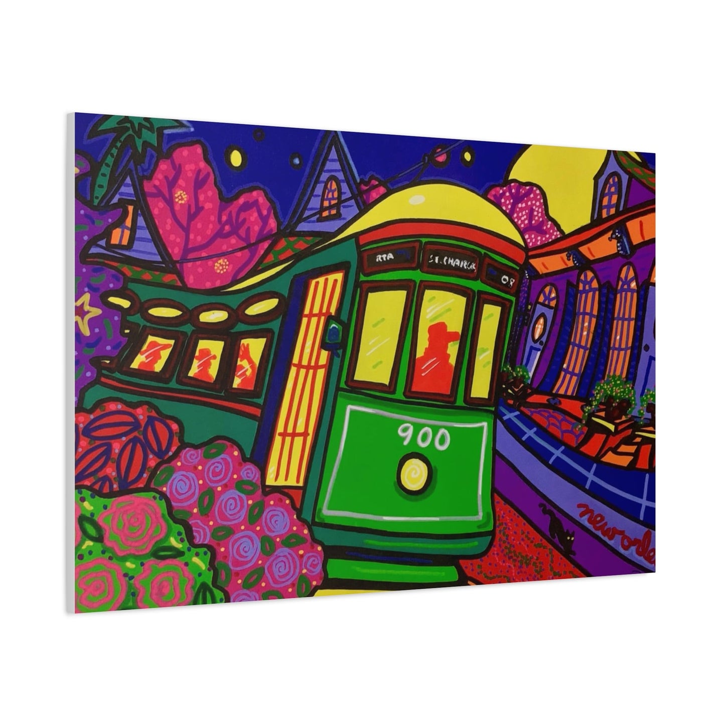 St. Charles Streetcar - Richard Lewis - New Orleans - Canvas Art