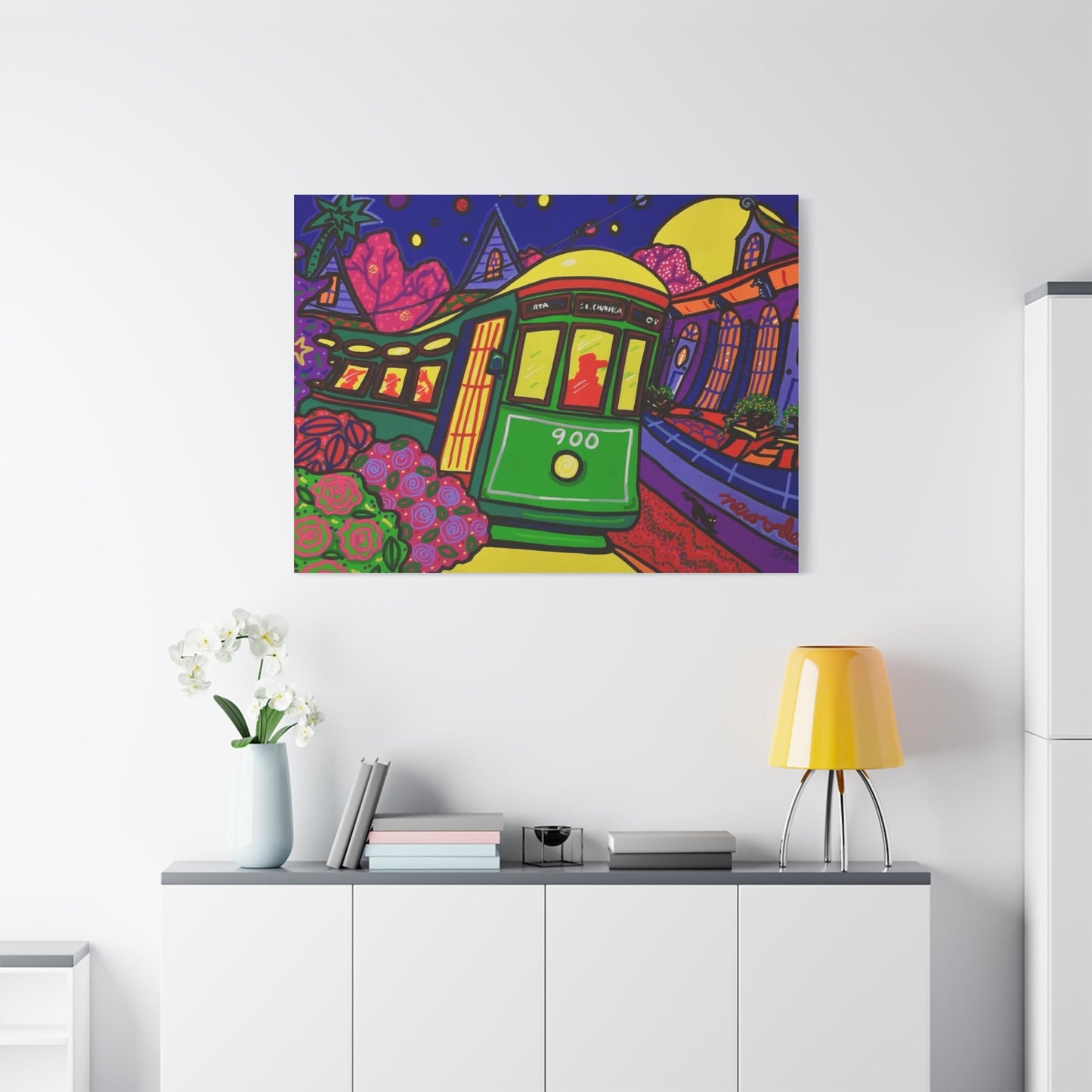 St. Charles Streetcar - Richard Lewis - New Orleans - Canvas Art