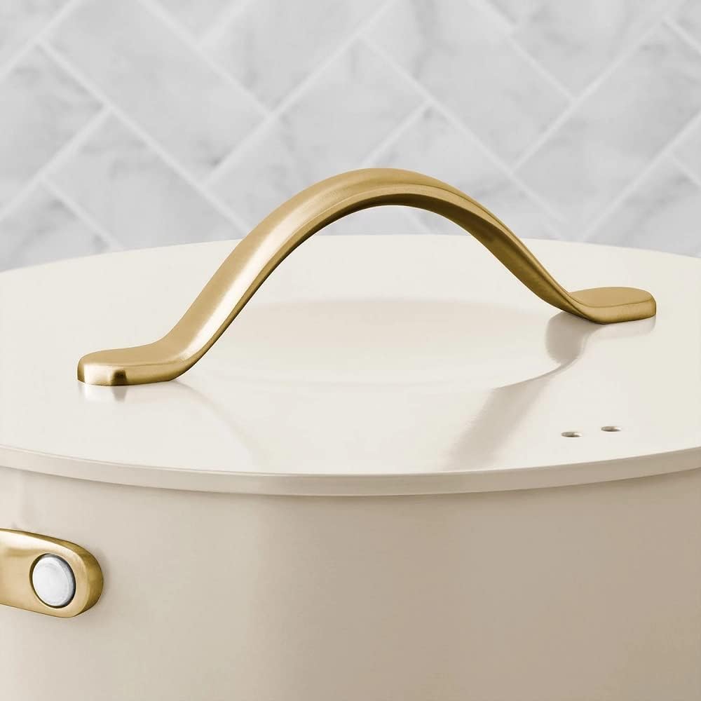 Member's Mark 11-Piece Modern Ceramic Cookware Set In Cream