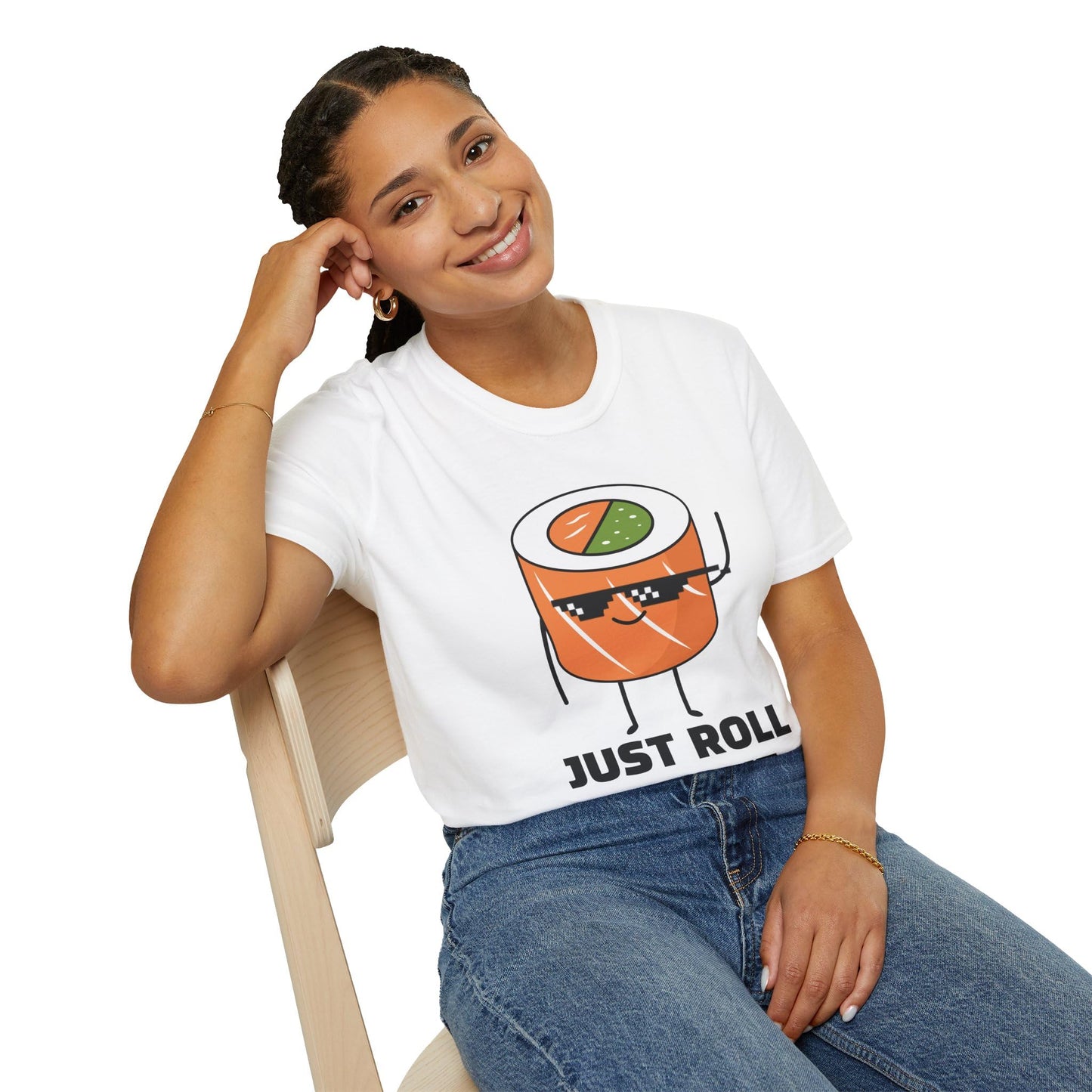 Just Roll with It - Sushi Graphic Tee