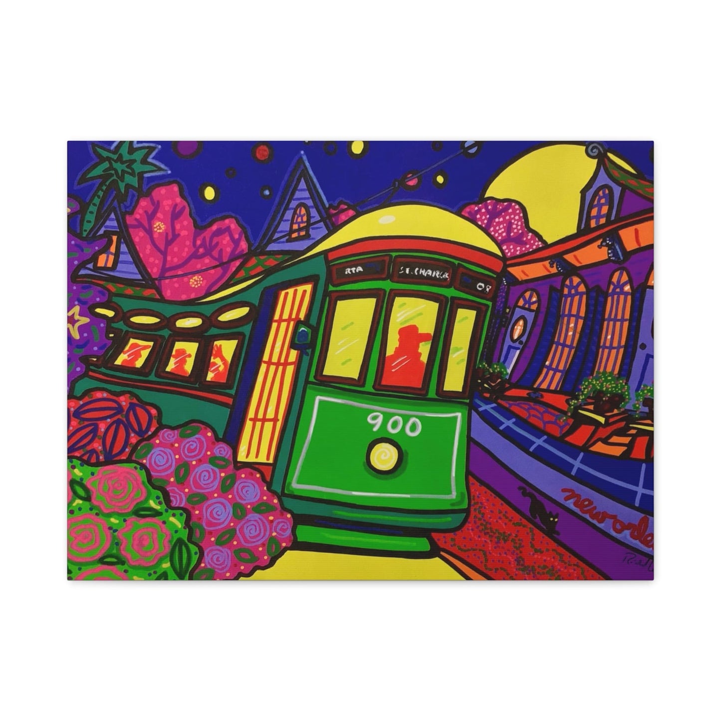 St. Charles Streetcar - Richard Lewis - New Orleans - Canvas Art