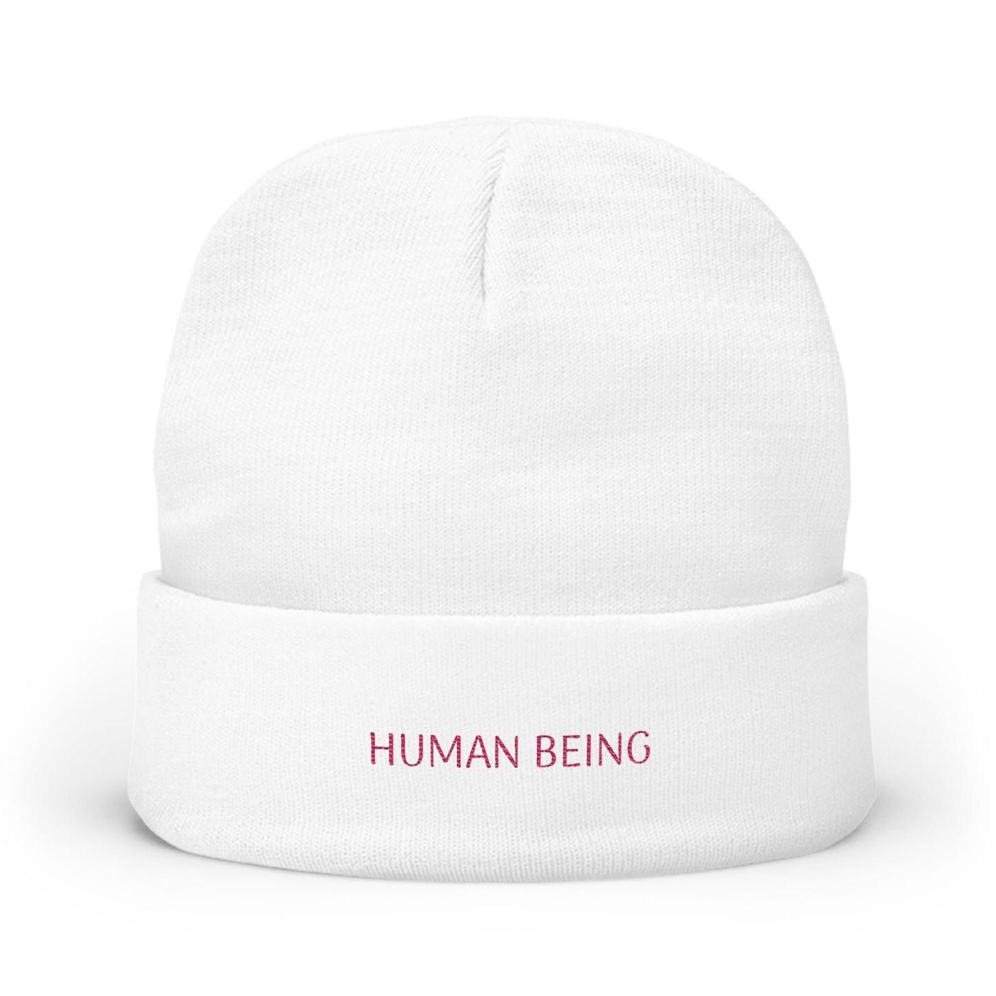 Human Being - Embroidered Knit Beanie