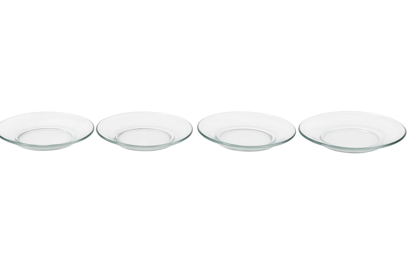 Glass Salad Plate - 7.5in - Set of 4