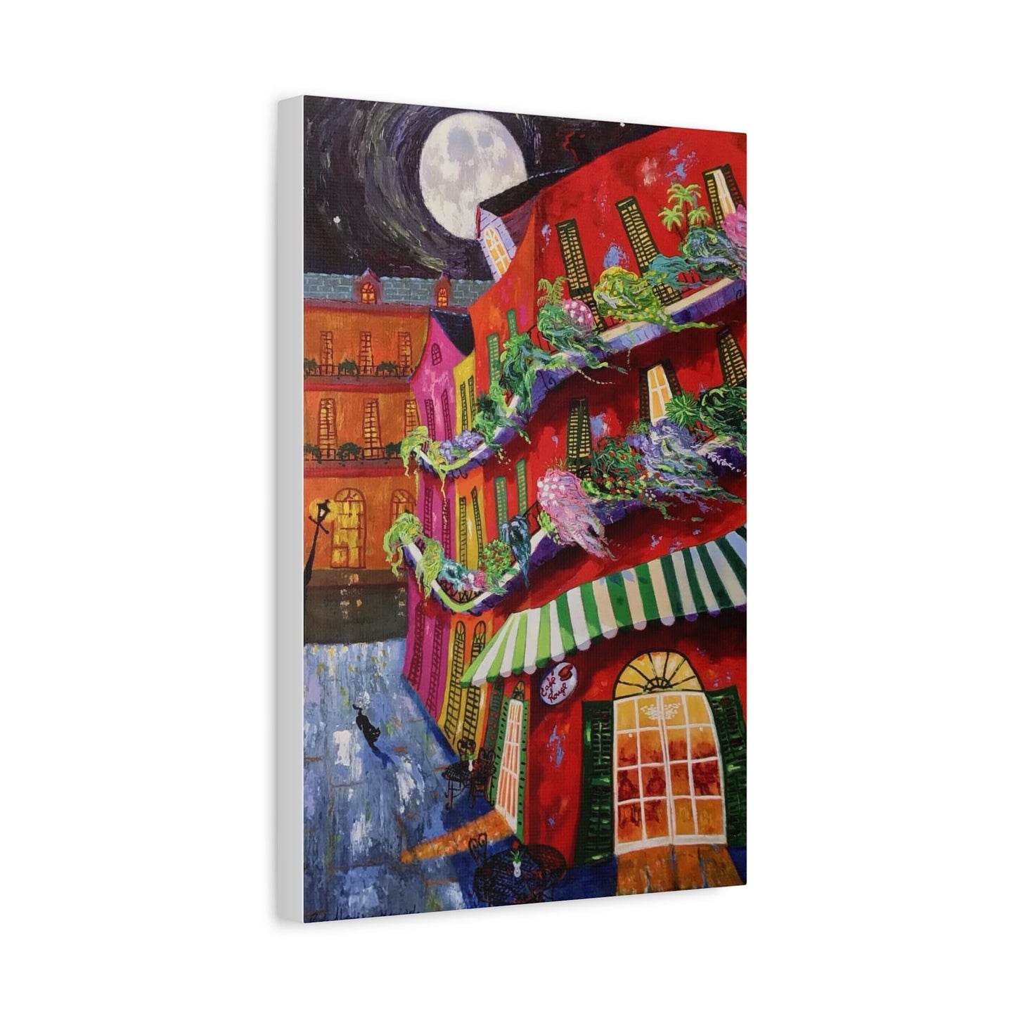 Cafe’ Rouge - Richard Lewis - Canvas Art Print