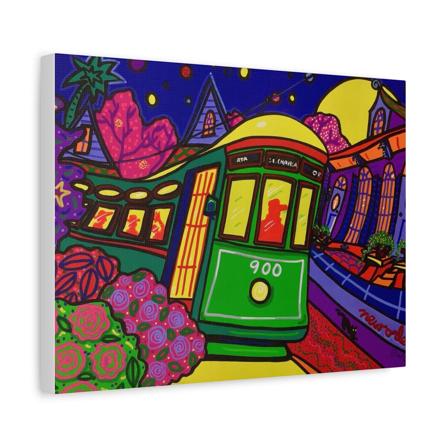 St. Charles Streetcar - Richard Lewis - New Orleans - Canvas Art