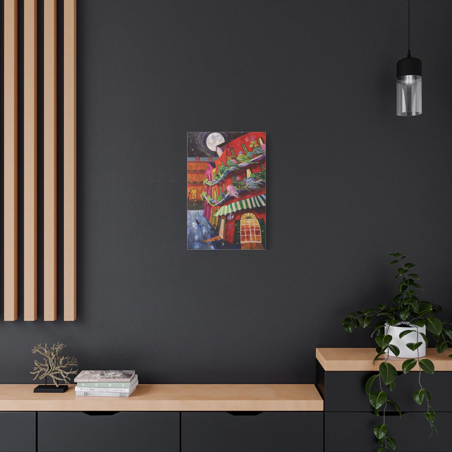 Cafe’ Rouge - Richard Lewis - Canvas Art Print