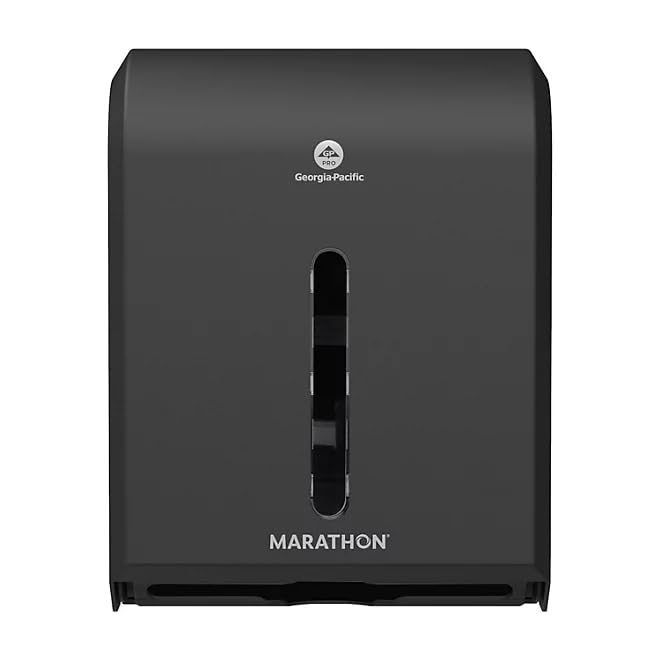 Marathon Combo Folded Paper Towel Dispenser, Smoke