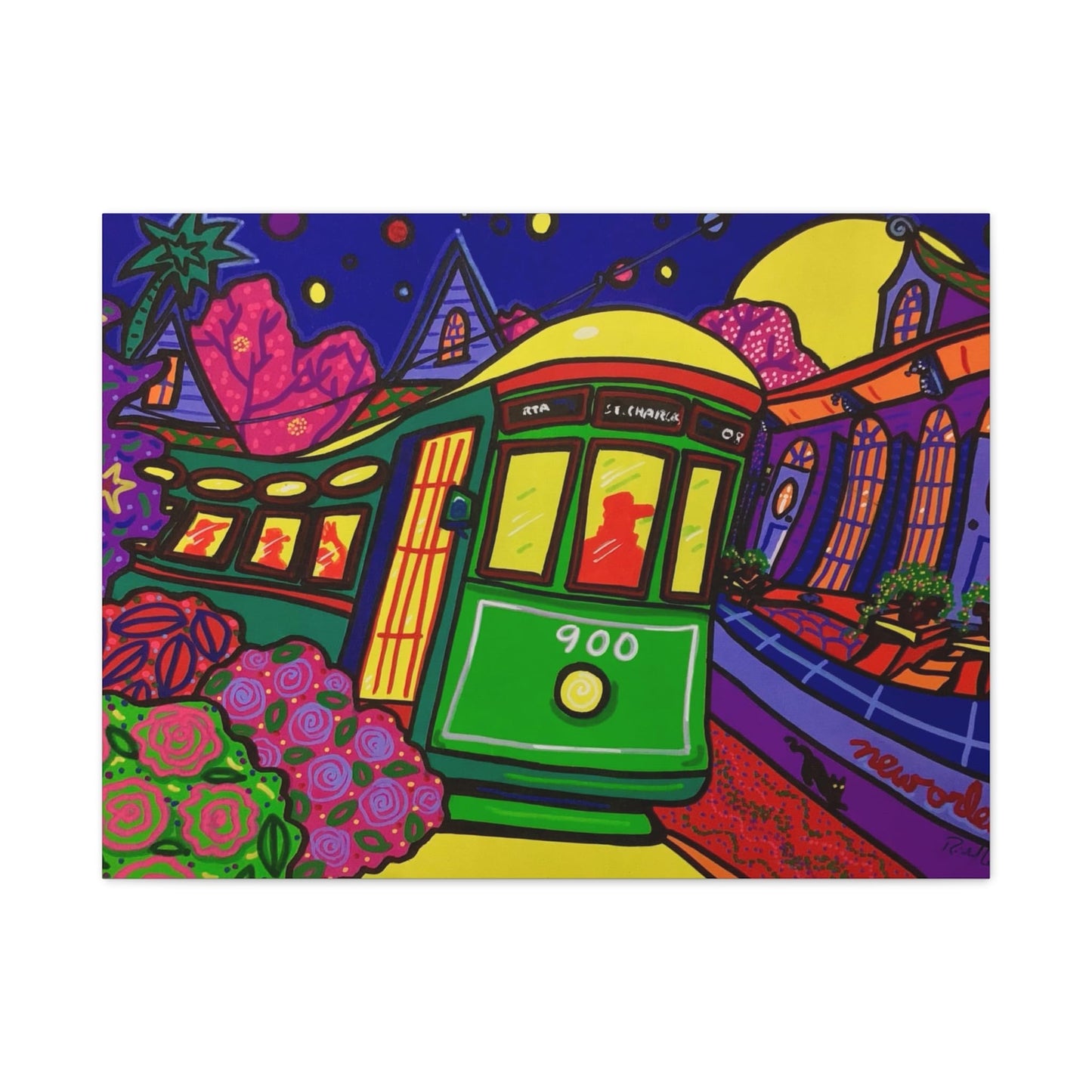 St. Charles Streetcar - Richard Lewis - New Orleans - Canvas Art