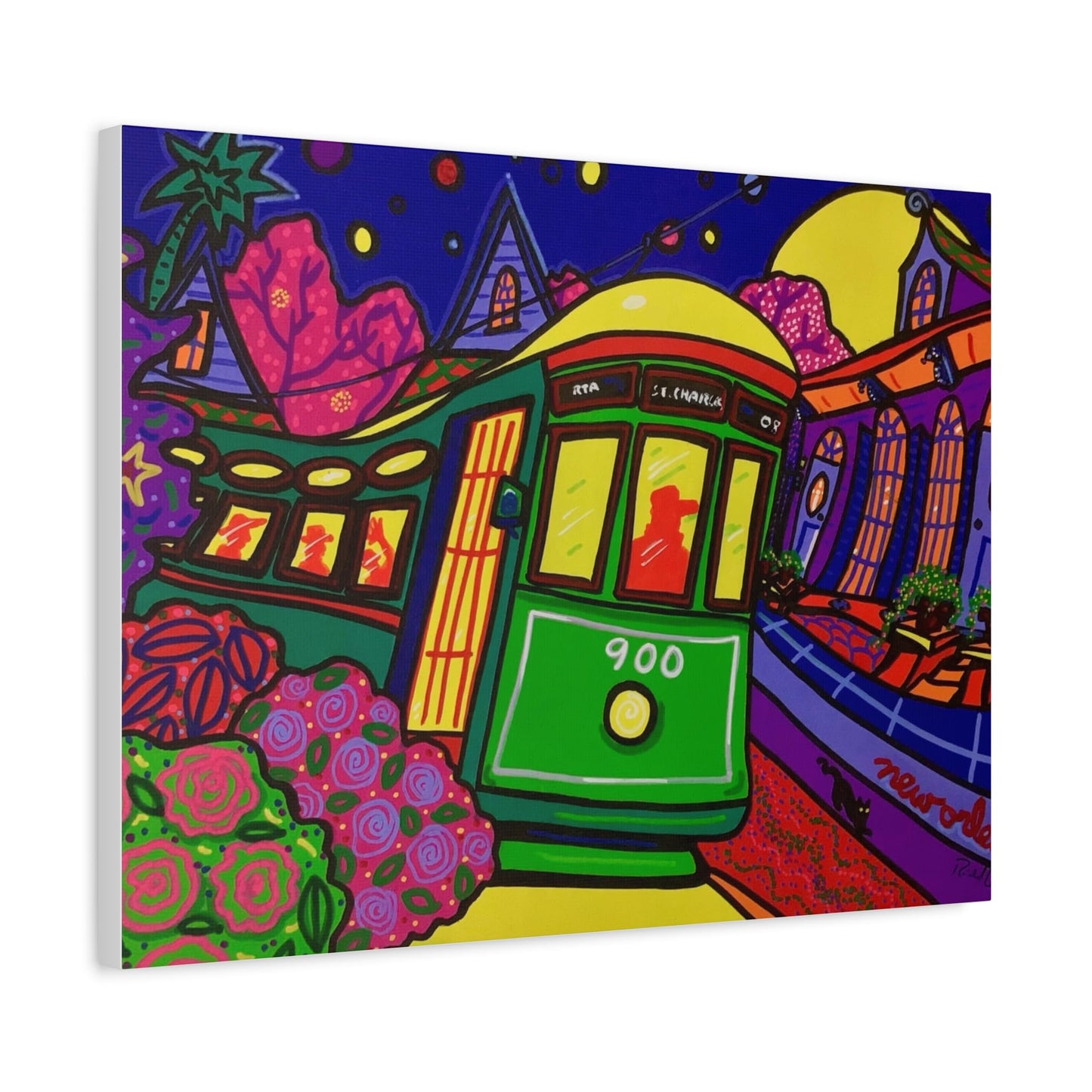 St. Charles Streetcar - Richard Lewis - New Orleans - Canvas Art