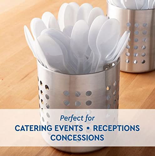 Member's Mark Heavyweight White Plastic Disposable Spoons