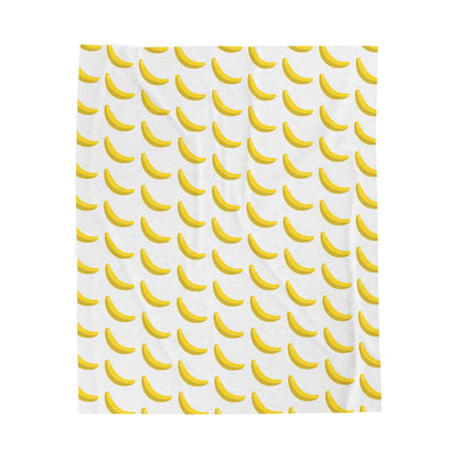 Banana-  Velveteen Plush Blanket