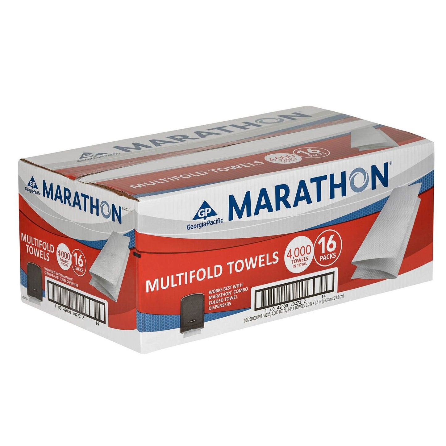 Multifold Paper Towels - Marathon - 4,000 ct - 2 Pack