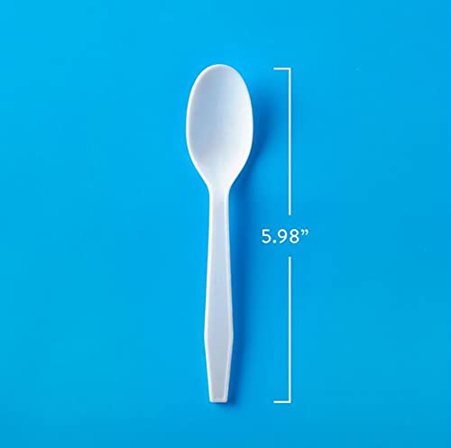 Member's Mark Heavyweight White Plastic Disposable Spoons