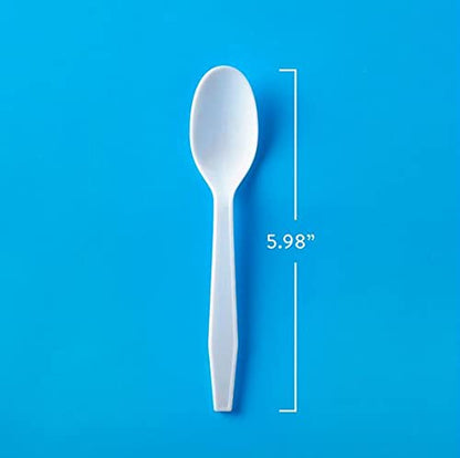 Member's Mark Heavyweight White Plastic Disposable Spoons