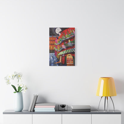 Cafe’ Rouge - Richard Lewis - Canvas Art Print