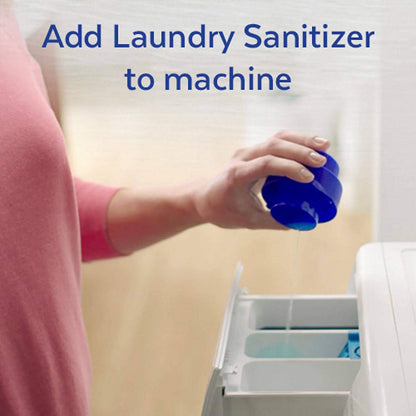 Laundry Sanitizer Additive, 0% Bleach Crisp Linen Scent 150 Fl. Oz oz