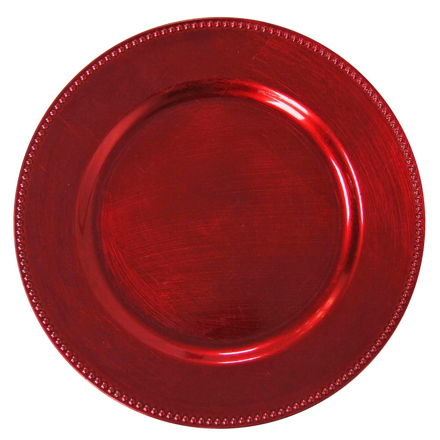 Stone Edge Plastic Charger Plates - 13in - Set of 12