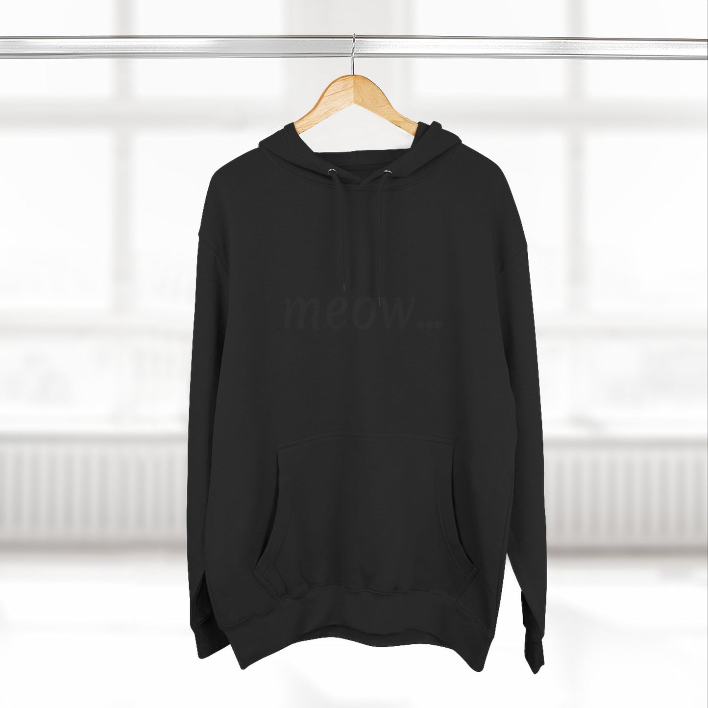 meow... - Cozy Cat Lover Hoodie - Fleece - Casual Wear