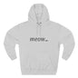 meow... - Cozy Cat Lover Hoodie - Fleece - Casual Wear