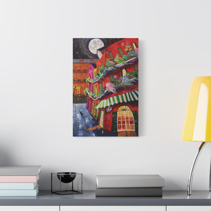 Cafe’ Rouge - Richard Lewis - Canvas Art Print