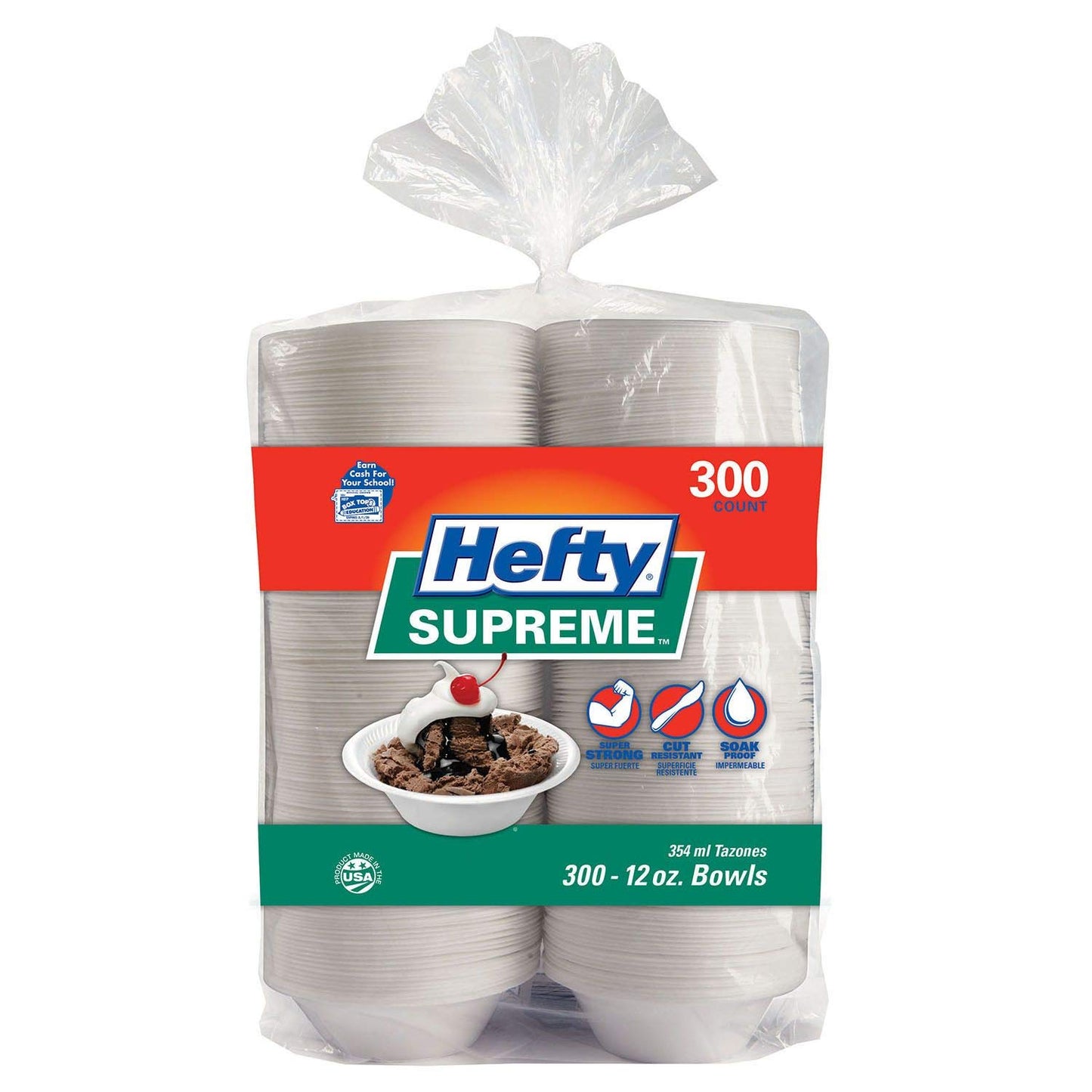 Hefty Supreme Bowls - 300 Count - 12 Ounce (1 Pack)