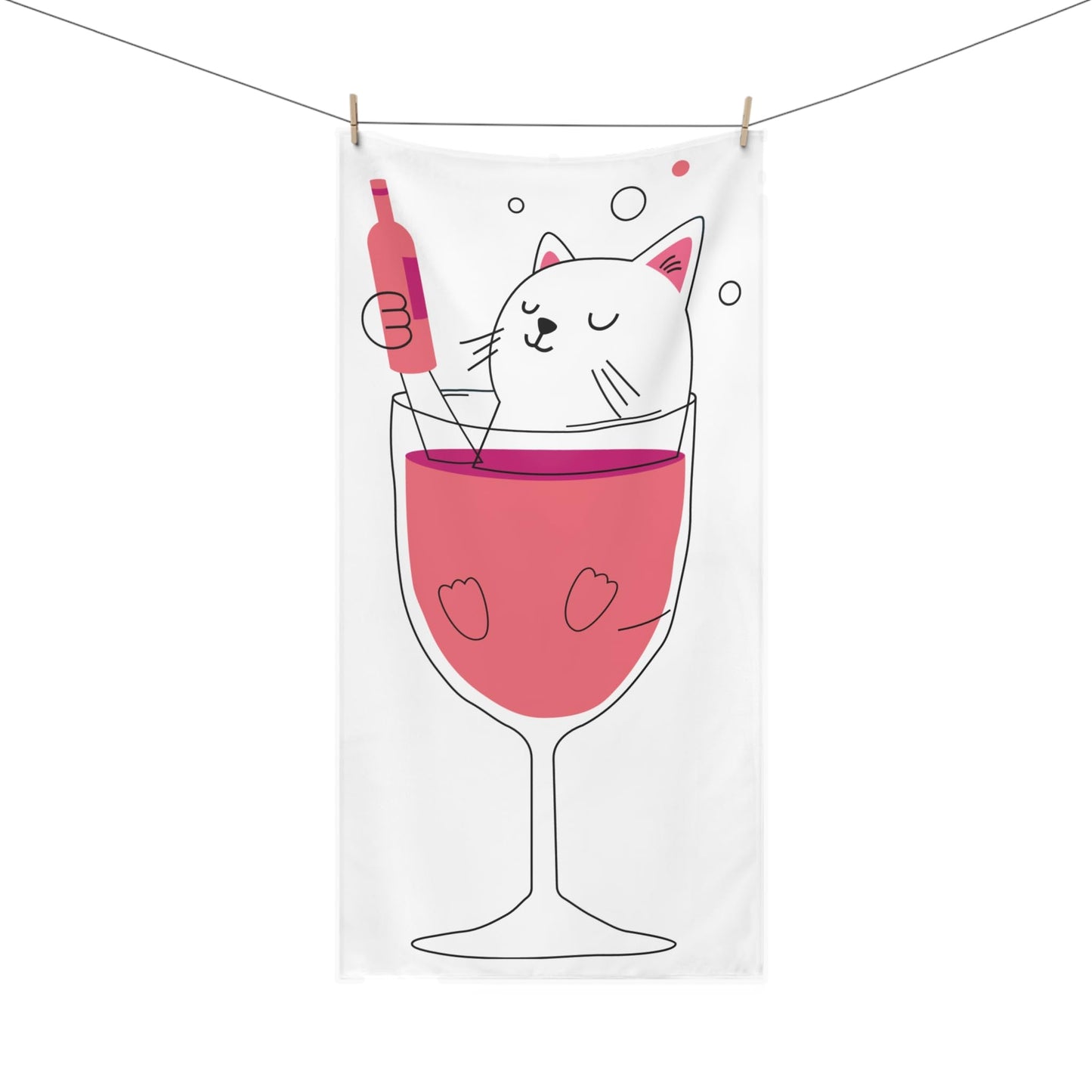 Me-ow Time - Mink Cotton Towel