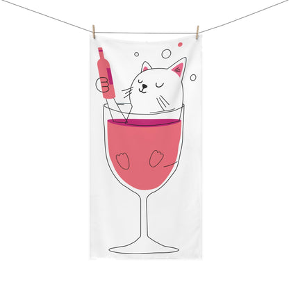 Me-ow Time - Mink Cotton Towel