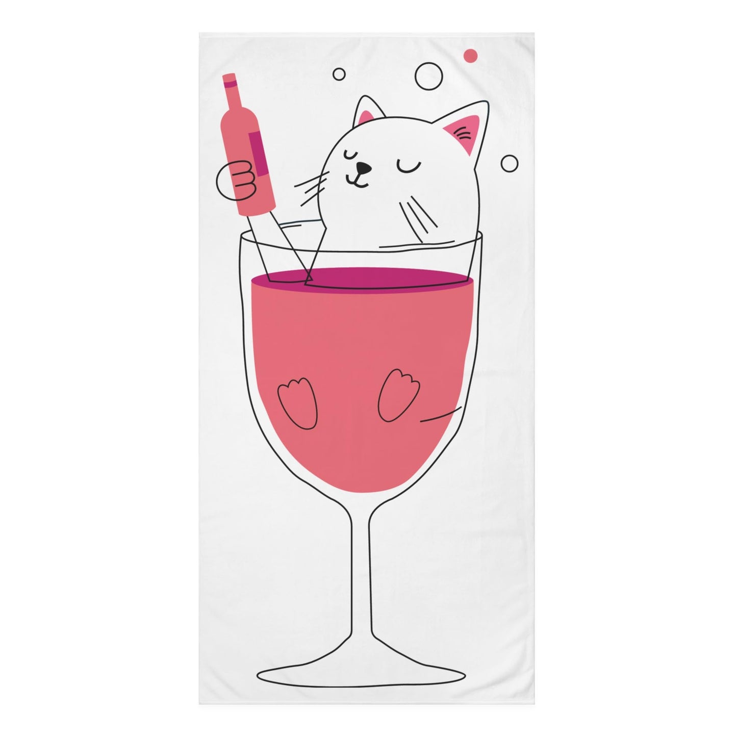 Me-ow Time - Mink Cotton Towel