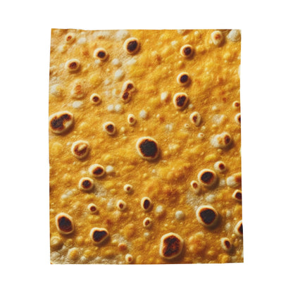 Tortilla/Burrito - Cozy Velveteen Plush Blanket