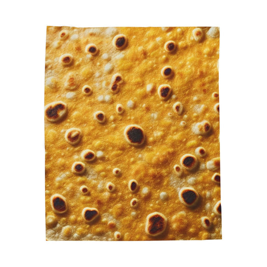 Tortilla/Burrito - Cozy Velveteen Plush Blanket