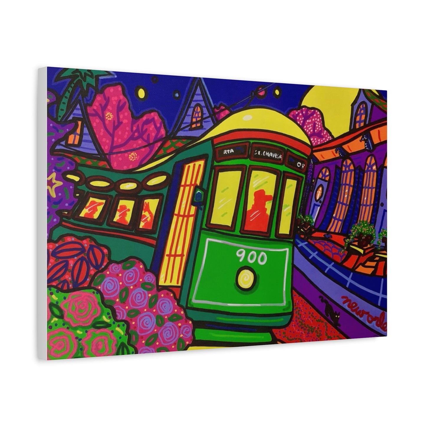 St. Charles Streetcar - Richard Lewis - New Orleans - Canvas Art