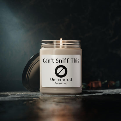 Can't Sniff This - Unscented Soy Candle