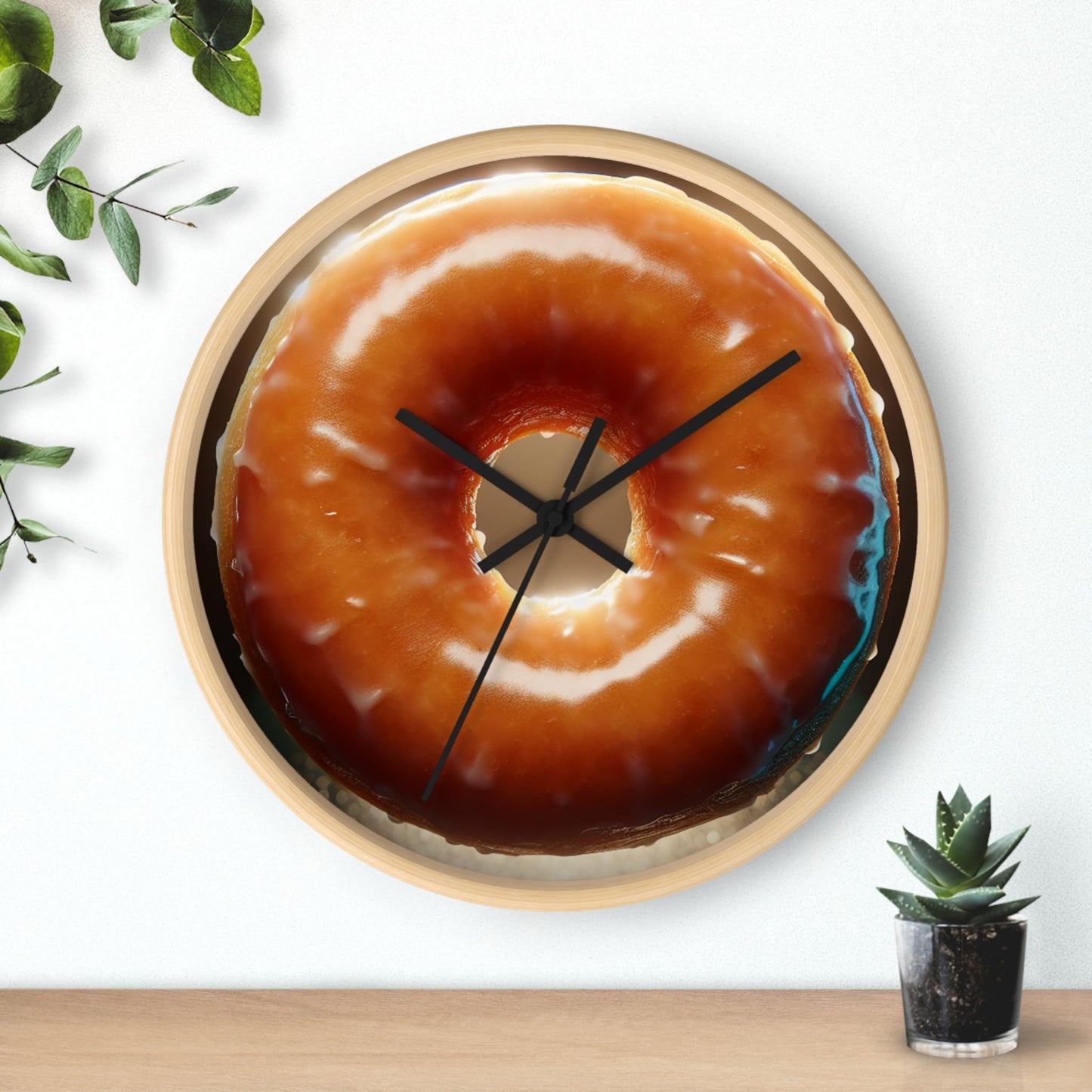 Glazed Donut - Wall Clock