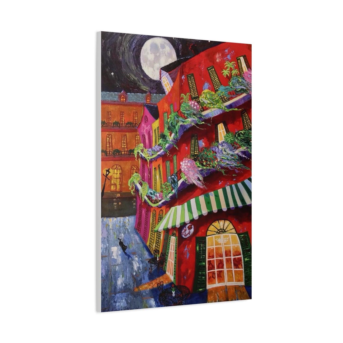 Cafe’ Rouge - Richard Lewis - Canvas Art Print