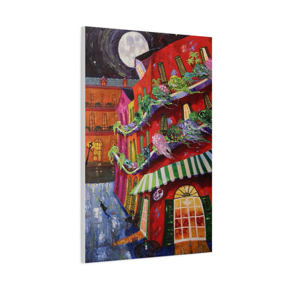 Cafe’ Rouge - Richard Lewis - Canvas Art Print