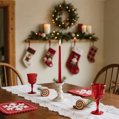 Taper Candles - 10in - White
