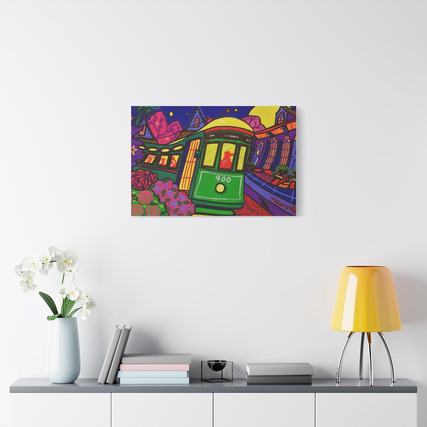 St. Charles Streetcar - Richard Lewis - New Orleans - Canvas Art