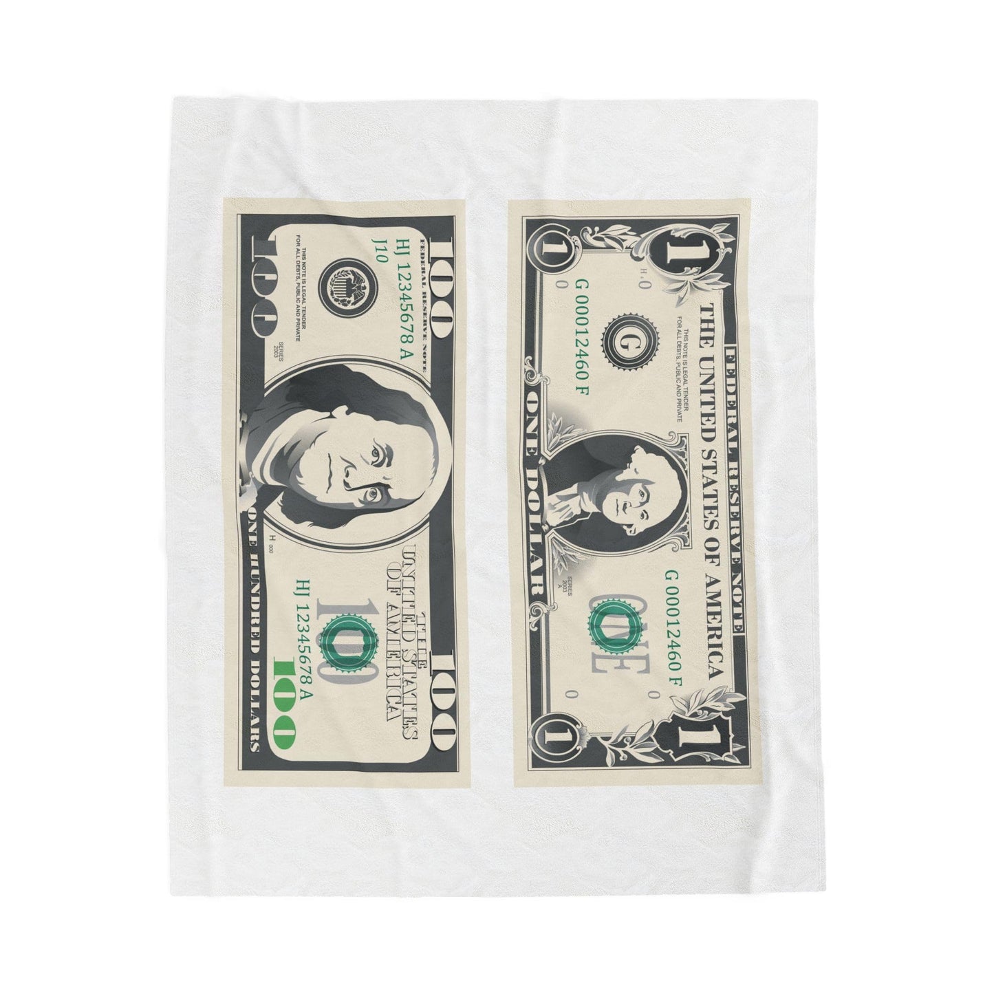 Money - Velveteen Plush Blanket