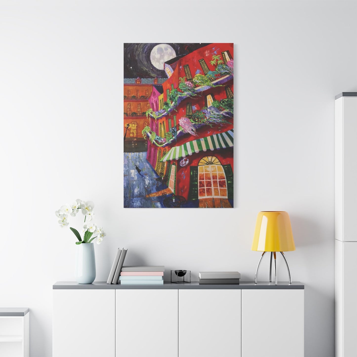 Cafe’ Rouge - Richard Lewis - Canvas Art Print
