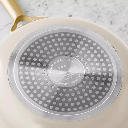 Member's Mark 11-Piece Modern Ceramic Cookware Set In Cream