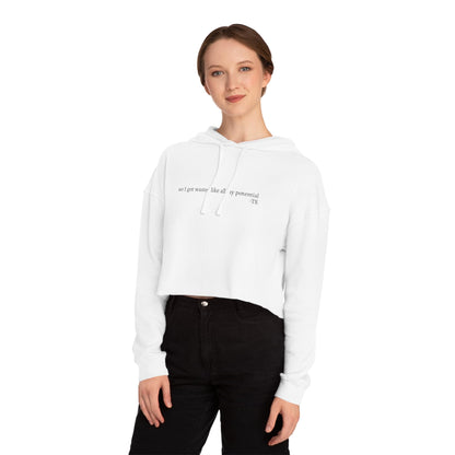 Cropped Hoodie- Casual Sweatshirt