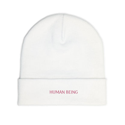 Human Being - Embroidered Knit Beanie