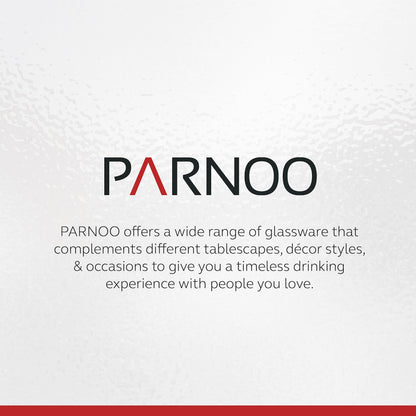 PARNOO Glass Beer Mug - Traditional 25 oz. - Set of 2