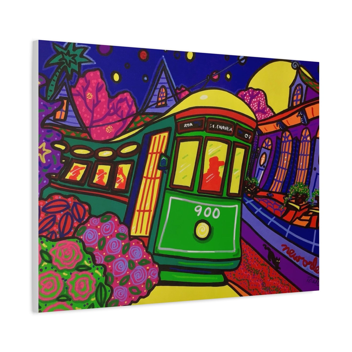 St. Charles Streetcar - Richard Lewis - New Orleans - Canvas Art